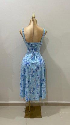 Vestido azul midi