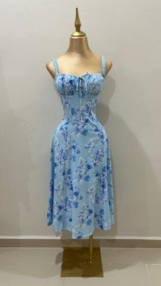 Vestido azul midi