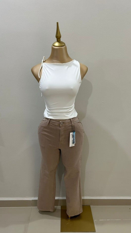 Blusa tirantes blanca