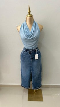 Blusa escote espalda