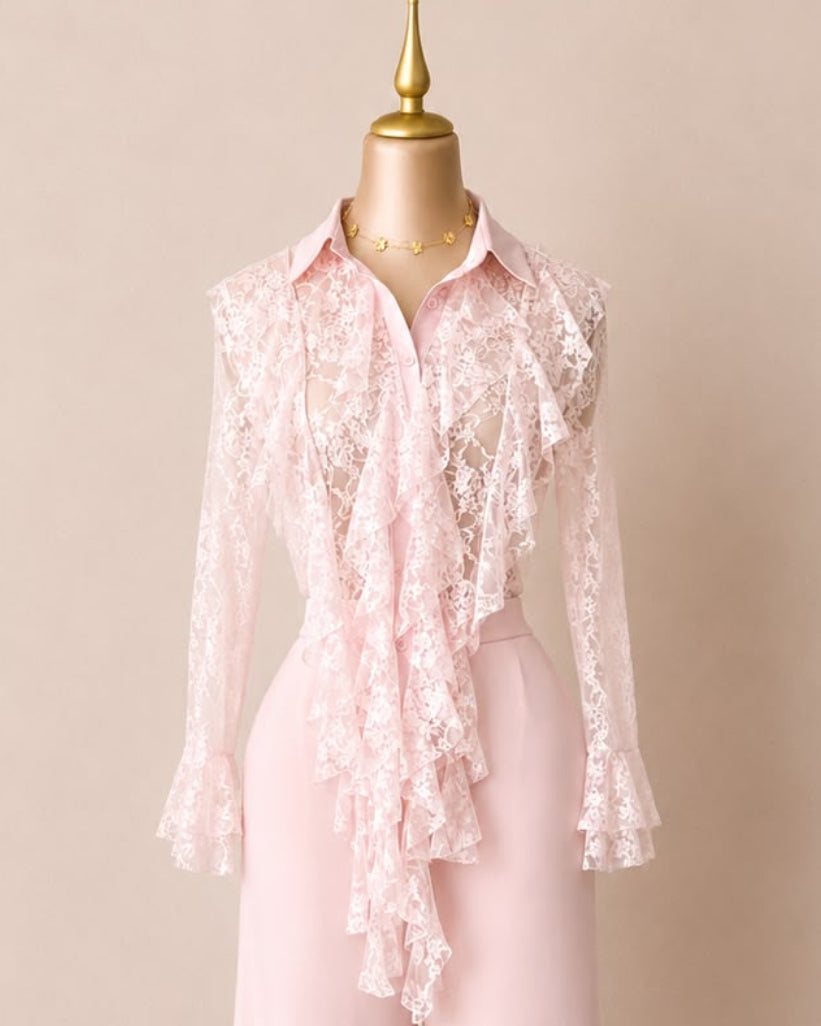 BLUSA DE ENCAJE