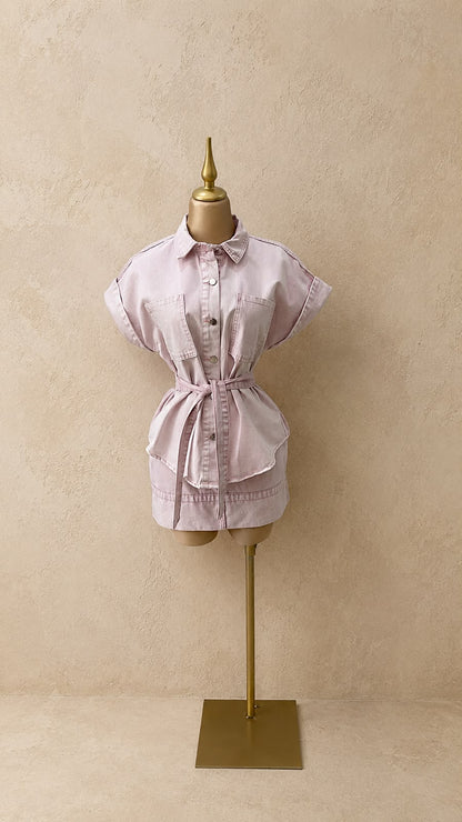 CONJUNTO FALDA DE MEZCLILLA